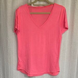 Lululemon pink V-Neck